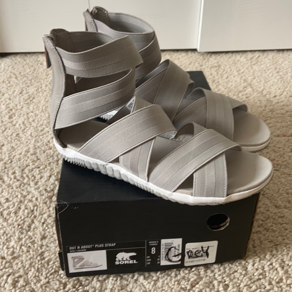 Sorel Out N About Plus Strap grey size 8